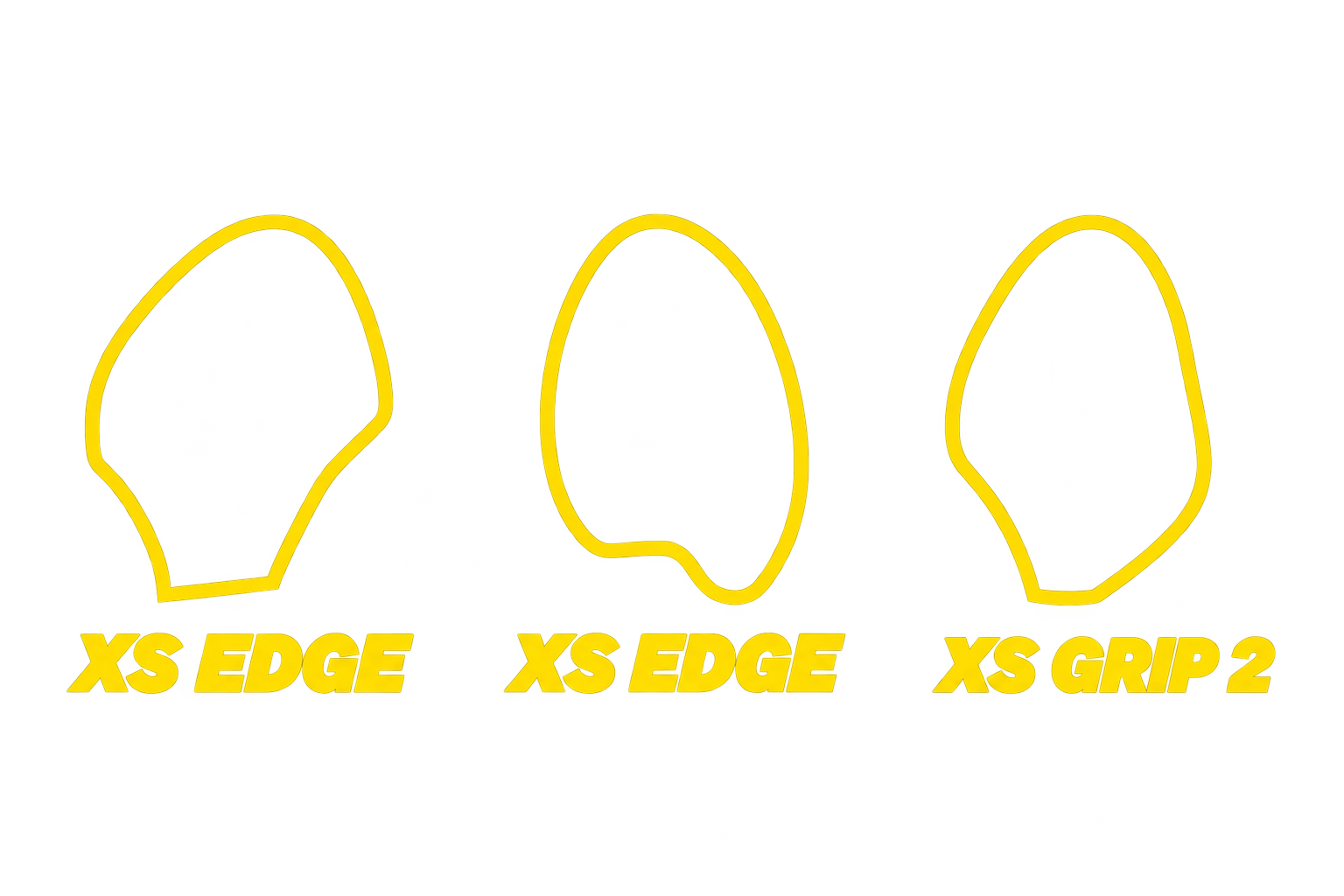 Suela larga La Sportiva: tres piezas de goma, dos XS Edge y una XS Grip 2.