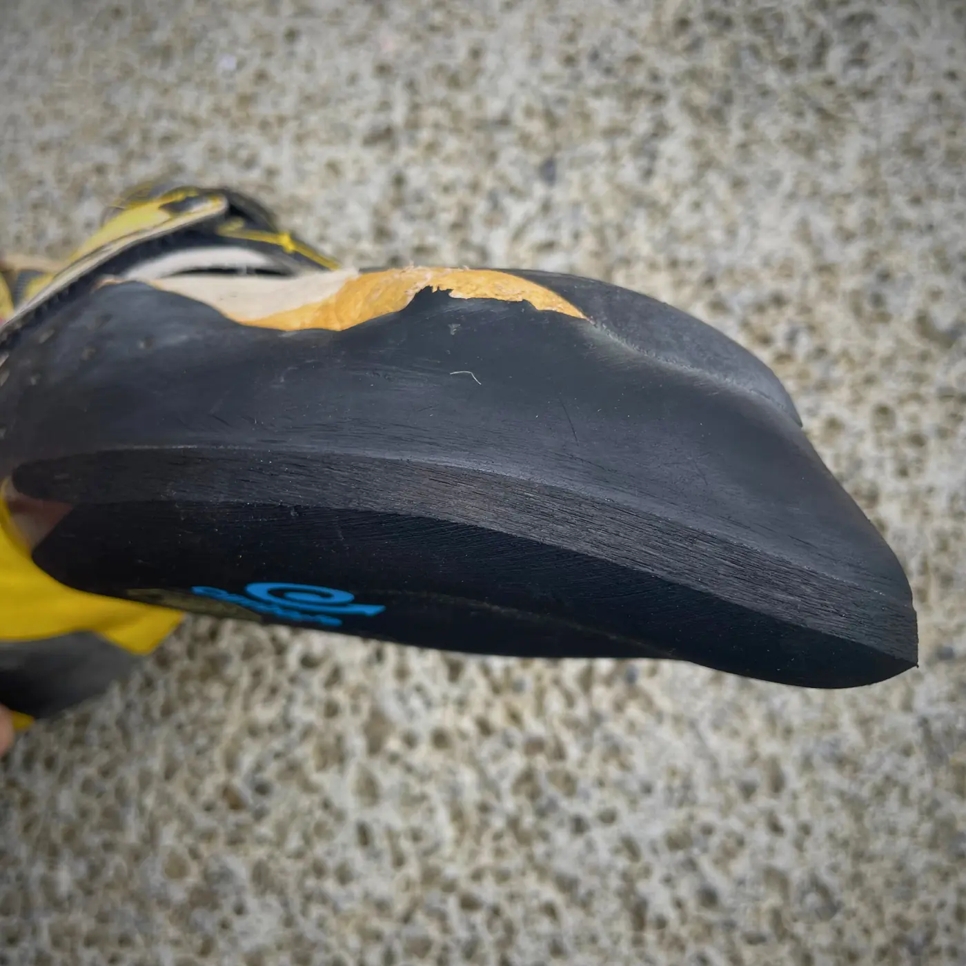 La Sportiva Solution reparado con suela corta, vista 1