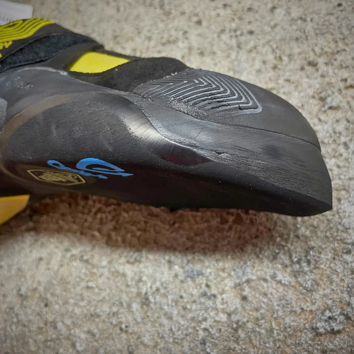 La Sportiva Theory reparado con suela mediana, vista 3