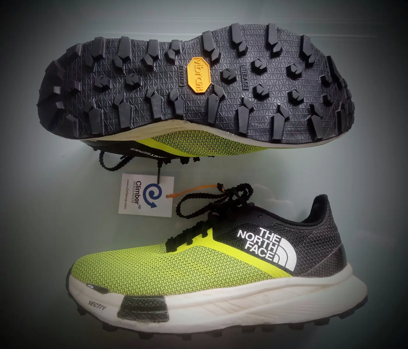 The North Face Flight Vectiv reparado con repuesto Zegatrack